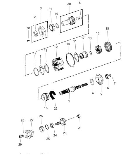 Bearing Input Shaft