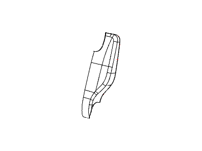 New 2008-2009 Fits Chrysler Grand Caravan, Town & Country Seat Back Cover - Part # 1HY241T1AA