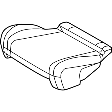 Cover Rear Seat Cushion 2Nd Row