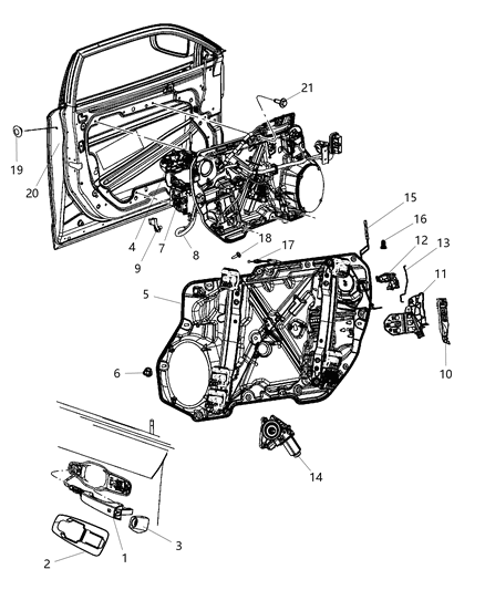 Bracket Door Handle