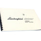 New 1965-1967 Lamborghini 400 GT Parts Illustrations Catalogue Manual