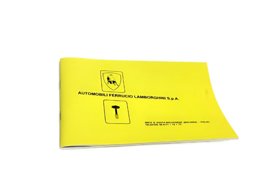 New 1966–1978 Lamborghini Dealer Directory Manual Handbook – Miura, Countach LP400, Islero, Espada