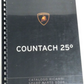 New 1989 Lamborghini Countach 25th European Spec Parts & Illustrations Catalogue
