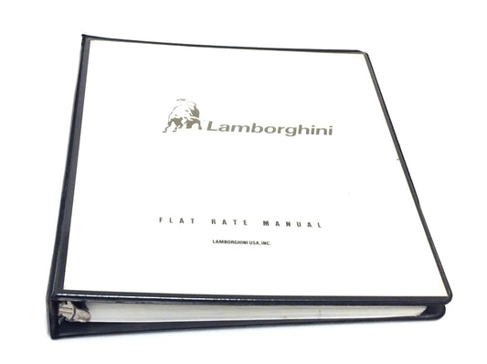 New OEM 1994-1999 Lamborghini Diablo VT Flat Rate Service Labour Times