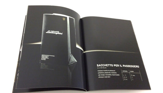 New OEM 2004-2006 Lamborghini Murcielago Roadster New Car Publication (Mini) Brochure German