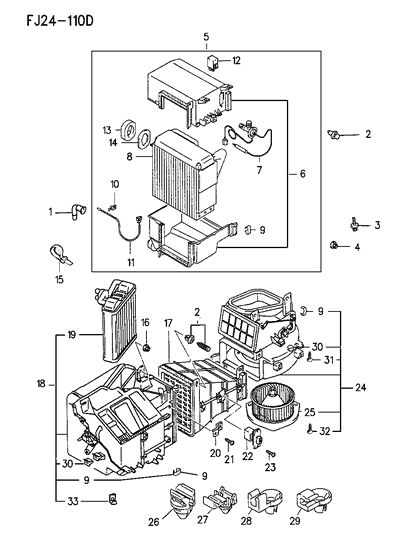Mopar - 1995 1996 Fits Chrysler Avenger Aspirator A/C Evaporator A # - Part # MR147005