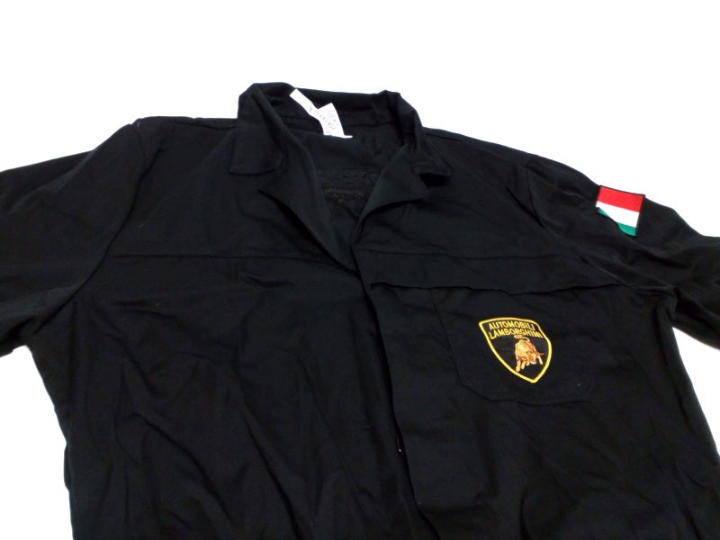 New  Lamborghini Factory Production Line Black Apron Uniform Large
