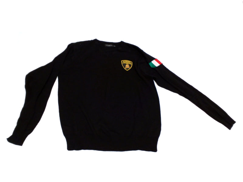 New OEM Lamborghini Factory Production Line Black Sweater Uniform Medium