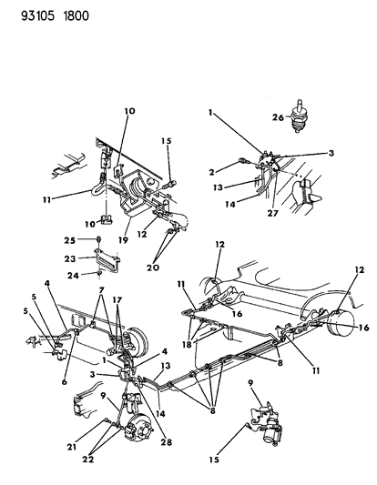 Hose, Rear Wheel Brake