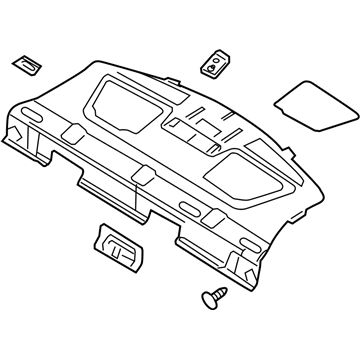 Panel Assy - Rear Package Tray Trim