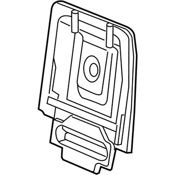 Frame - Rear Seat Back Retaining