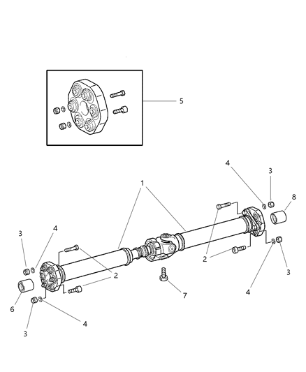 Spacer Driveshaft