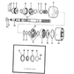 Washer, Planet Pinion Carrier Thrust, Front