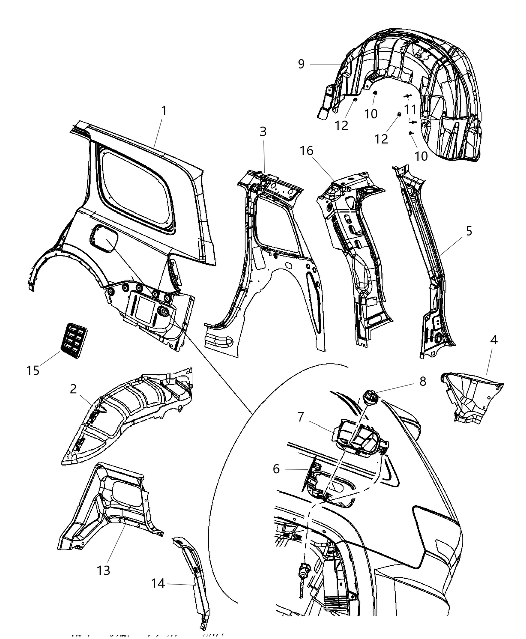 Reinforcement D Pillar