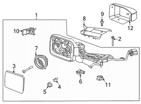 Mirror Assembly Screw