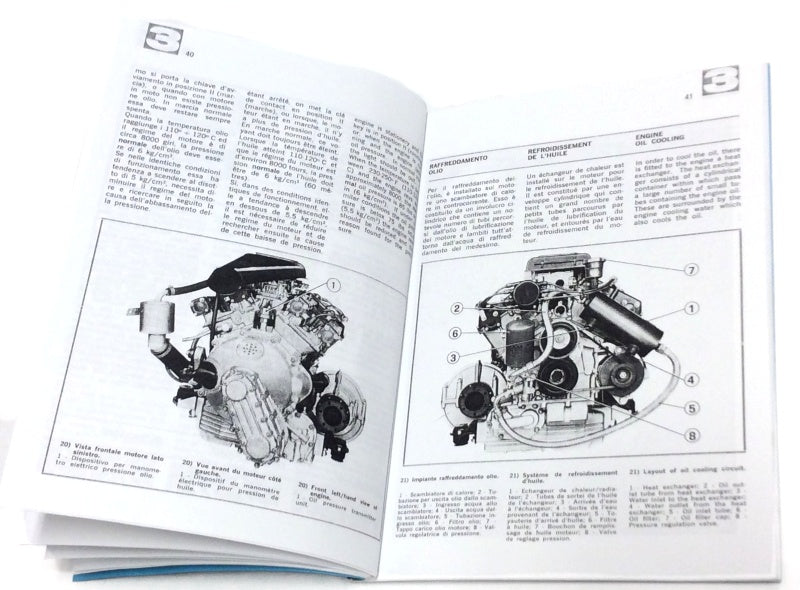 New Reprinted Ferrari Dino 246GT Owners Manual Handbook