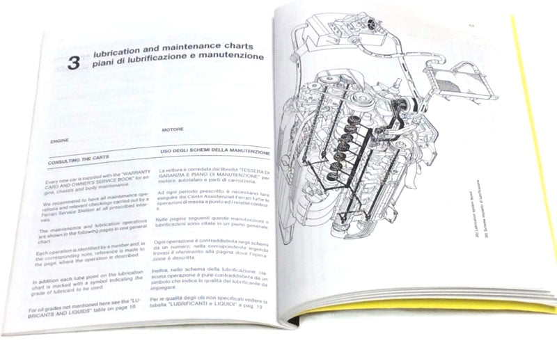 New Reprinted 1988 Ferrari Testarossa Owners Manual Handbook USA Spec