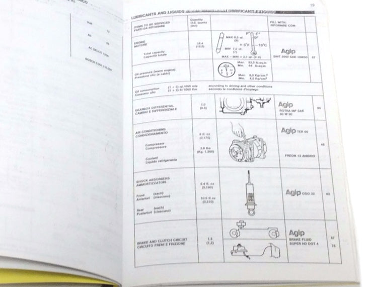 New Reprinted 1988 Ferrari Testarossa Owners Manual Handbook USA Spec