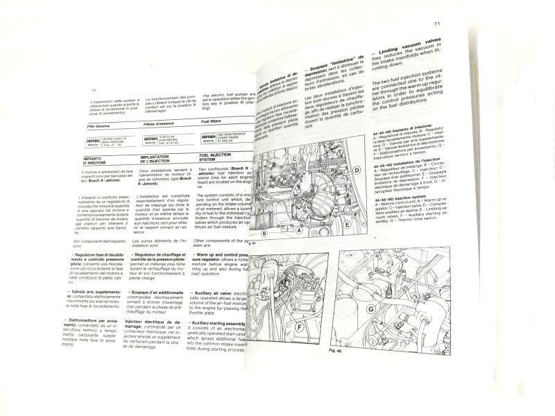 New Reprinted 1988 Ferrari 412 Owners Manual Handbook