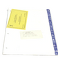New OEM Ferrari Technical Information Data Binder Sheet Inserts, Cat # 0103/93