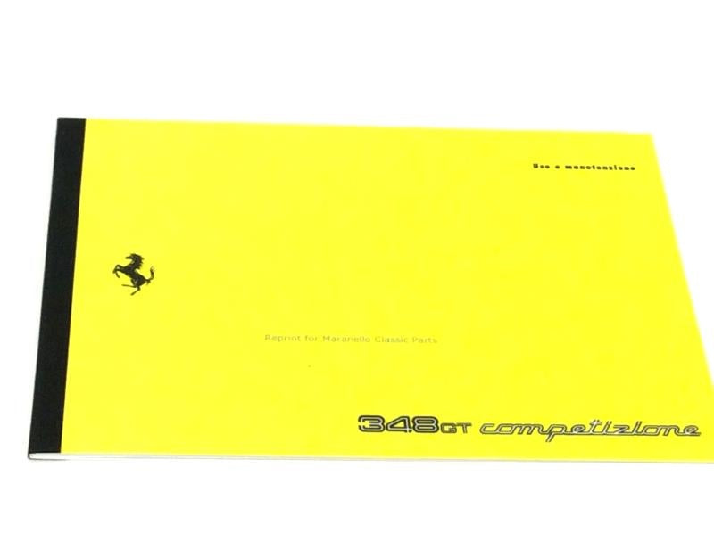 New OEM Ferrari 348 GT Competition Owners Manaual Handbook