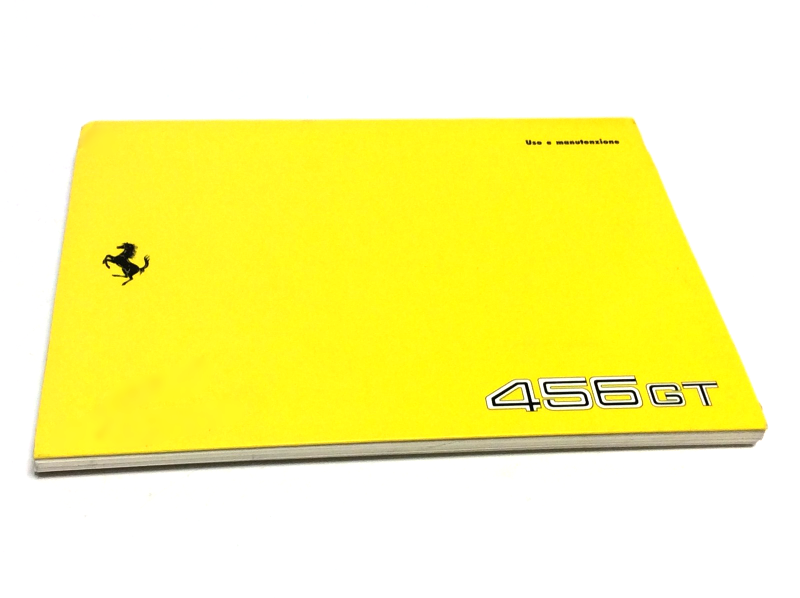New OEM 1995 Ferrari 456GT Euro Spec Owners Manual Handbook - Cat. 940/95