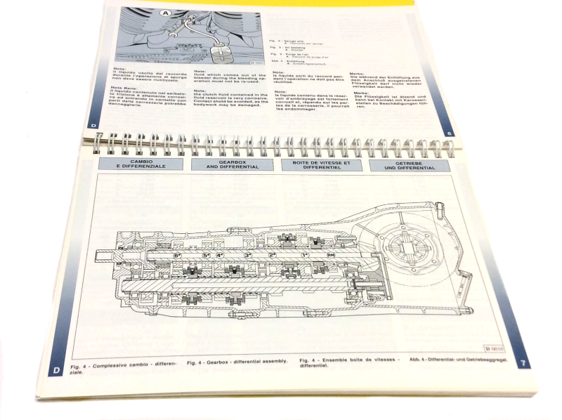 New OEM 1995 Ferrari 456GT Euro Spec Owners Manual Handbook - Cat. 940/95