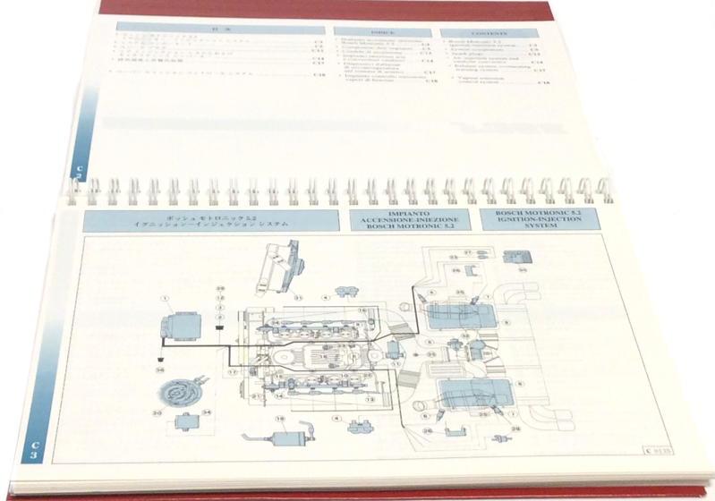 New OEM 1998 Ferrari F 355 Japanese Owners Handbook Operating Manual 1st ed, Cat # 1400/98