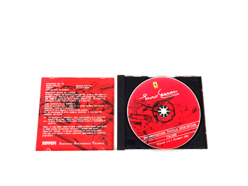 New Ferrari Enzo Interactive Technical Repair Manual 2002 Italian Cat. 1869/02 Download