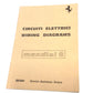 OEM 1981 Ferrari Mondial 8 Electrical Wiring Schematics Manual Cat # 223/81