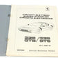 New 1986-1987 Ferrari 328 GTB/GTS Electrical Wiring Schematics Manual USA Spec