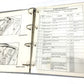 New OEM Ferrari Volume 2 Diagnosis Workshop Manual Yellow/Grey Binder Inserts - Sections 8, 9, 10, 11, and 12