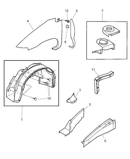 Panel Package Fender Side Shield