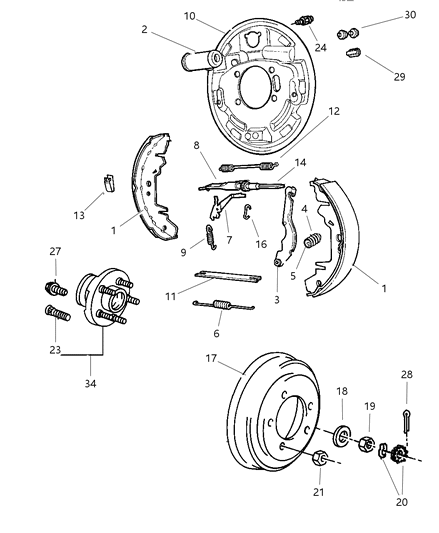 Hub And Drum Assembly