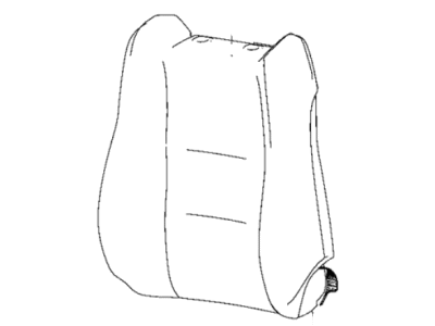 New 2018 Fits Chrysler Grand Cherokee Front Seat Back Cover - Part # 6RN61LV5AA