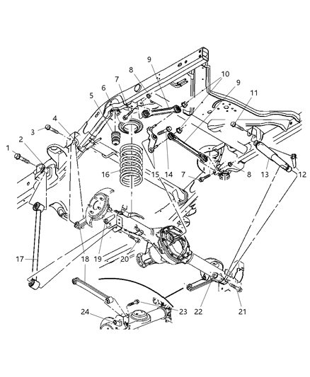 Shock Absorber Suspension Rear