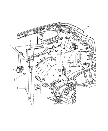 Seat Belt Rear Outer