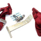 New OEM 1987-1988 Camaro, Firebird Rear Seat Belt Kit Carmine Red, Part # 999670