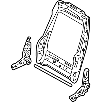Frame And Spring - Front Seat Back