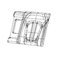Cover Rear Seat Back Left