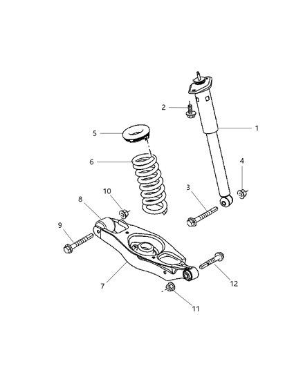 New 2004-2008 Fits Chrysler Pacifica Link - Part # 4766814AB