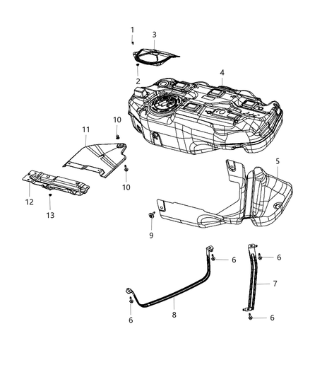 Strap Fuel Tank