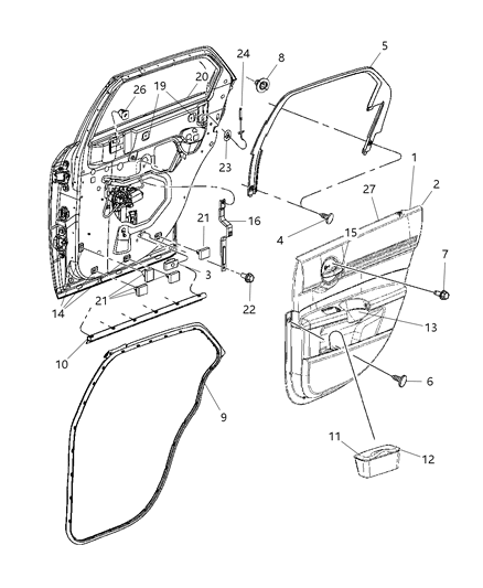 Kit Door Trim Panel