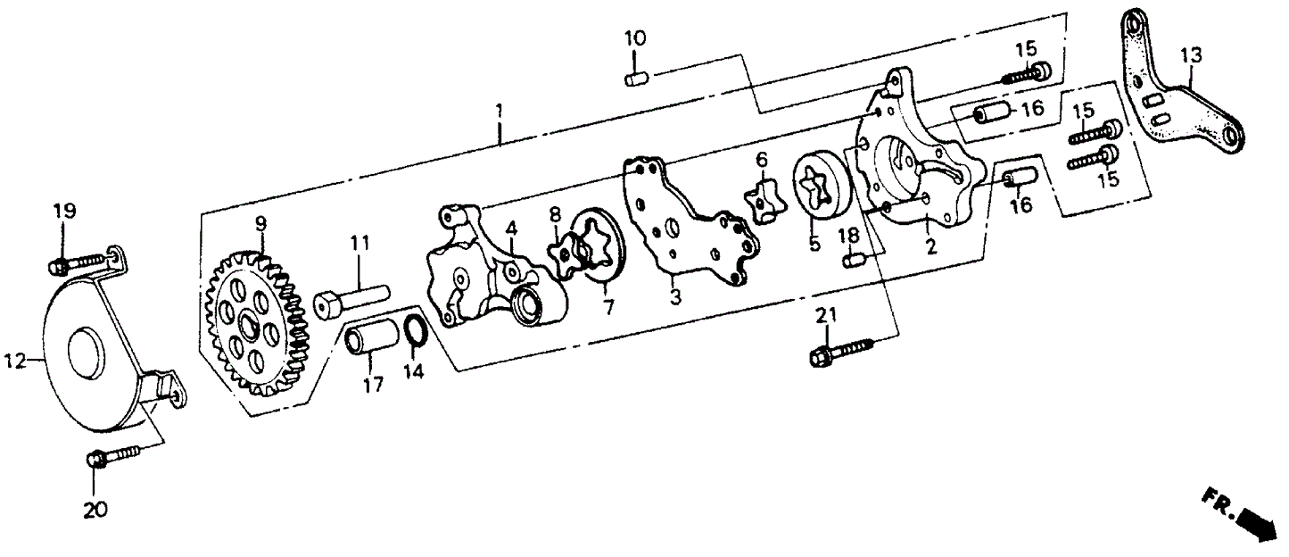 Plate, Oil Pump