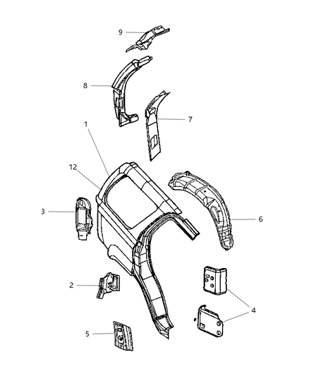 Reinforcement Quarter Inner