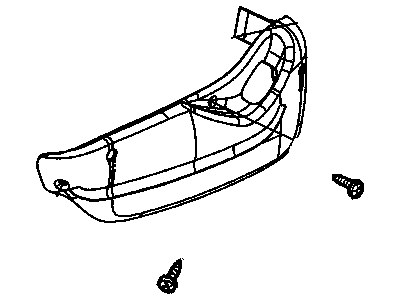 New 2005-2007 Fits Chrysler Grand Caravan, Town & Country Shield-Seat - Part # UD791J1AA
