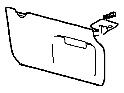 Visor Assy - Sun