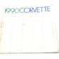 OEM 1990 Chevrolet Corvette Sales Brochure Kit, Coupe, Convertible