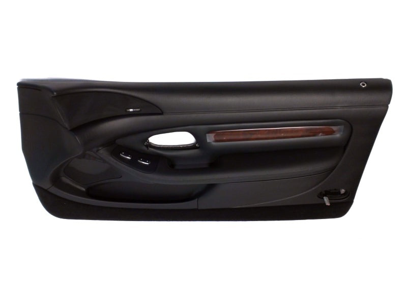 New OEM 1997-1998 Lincoln MK VIII Passenger Door Trim Panel Black Leather, Part # F7LZ6323942AAU