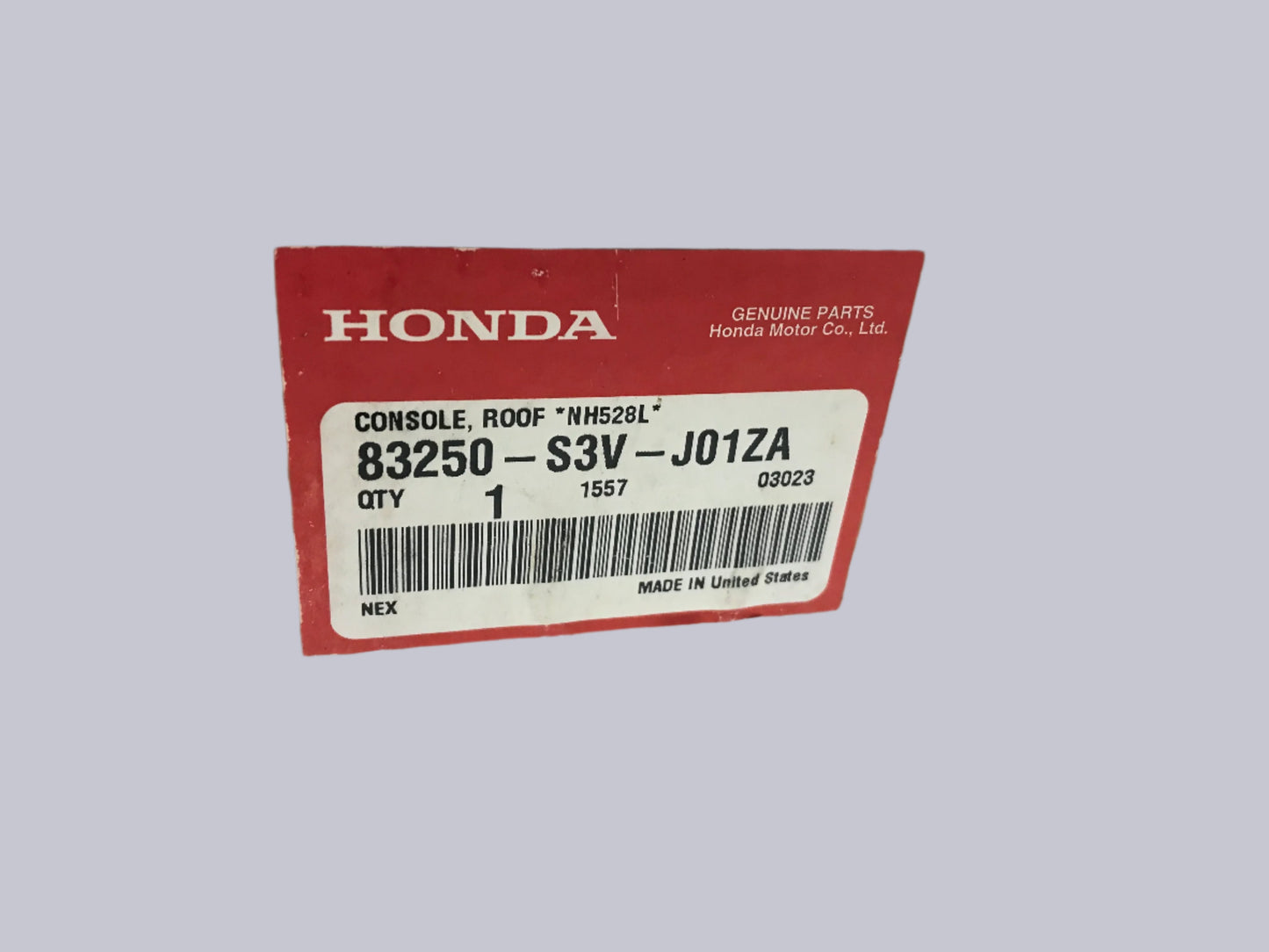 New OEM 2003 Acura MDX Console Roof (Seagull Gray) *Nh528L* - Part # 83250-S3V-J01ZA